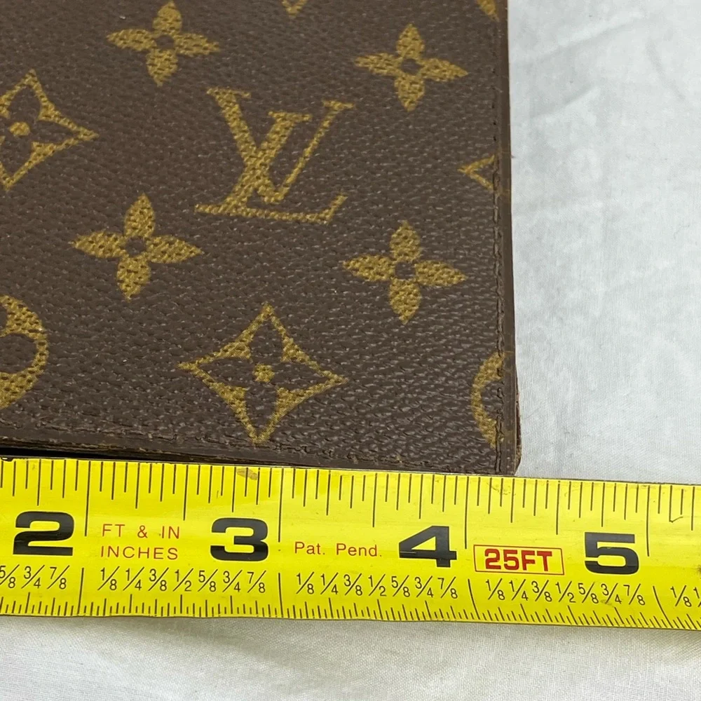 Auth vintage Louis Vuitton Monogram Brown wallet pre serial number 1970s
